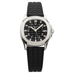 2000s Patek Philippe Aquanaut 5064A Steel Black Dial Quartz 36mm