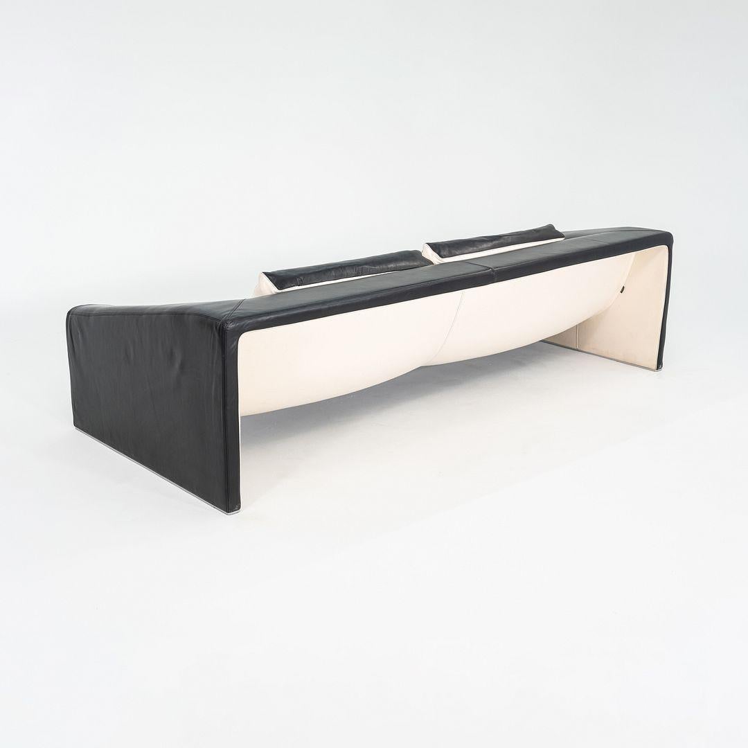 XXIe siècle et contemporain 2000s Patricia Urquiola for Moroso Malmo Sofa in Black Leather en vente