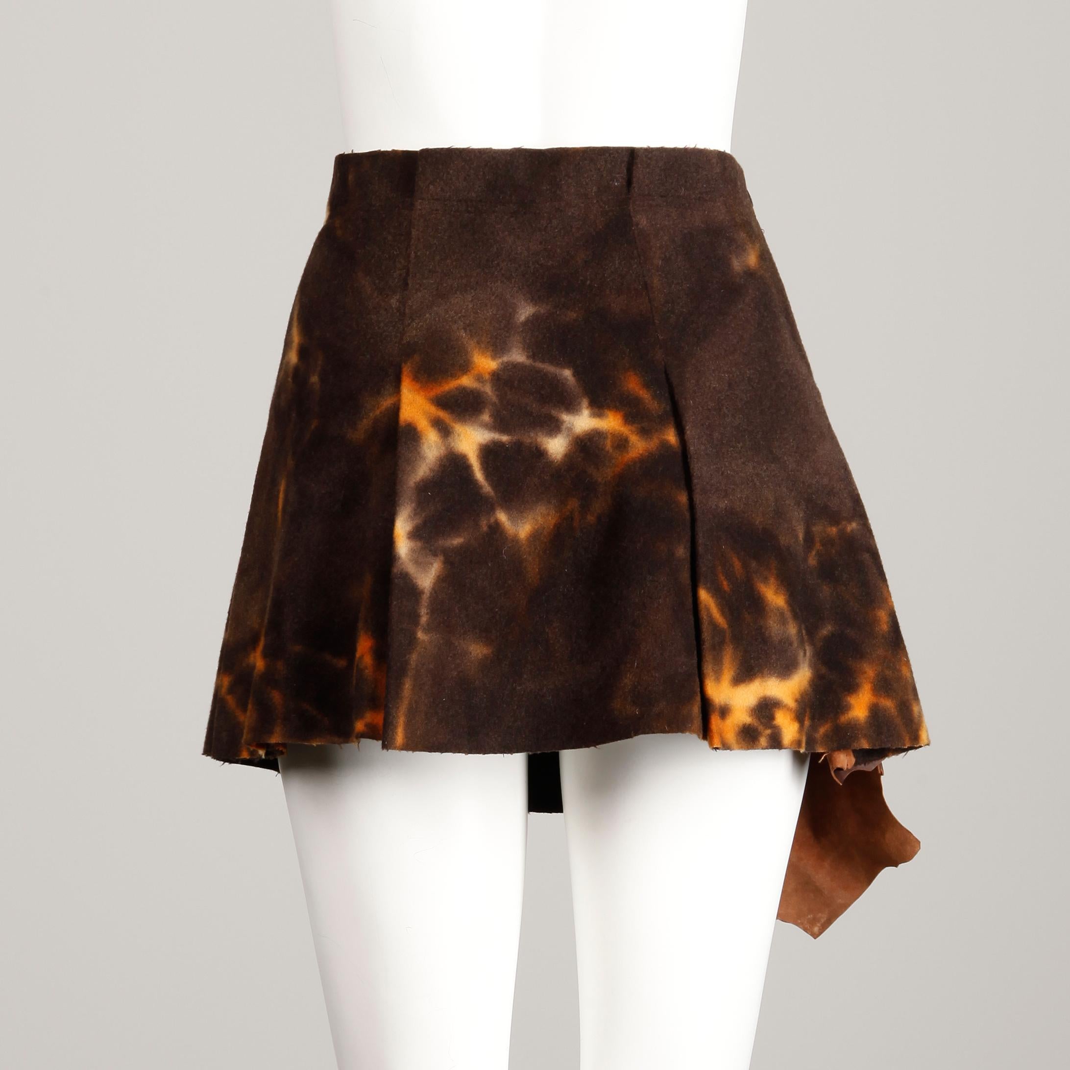 plein sud denim skirt