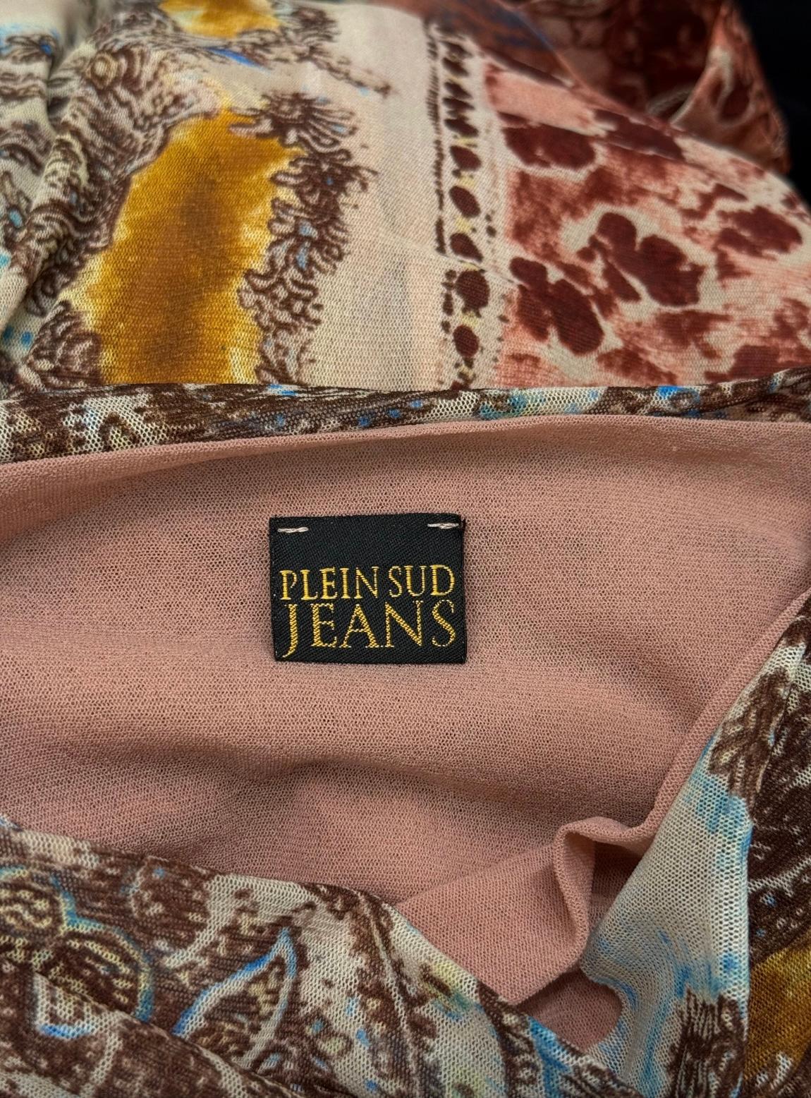 2000s Plein Sud mesh set top & skirt in vendita 2