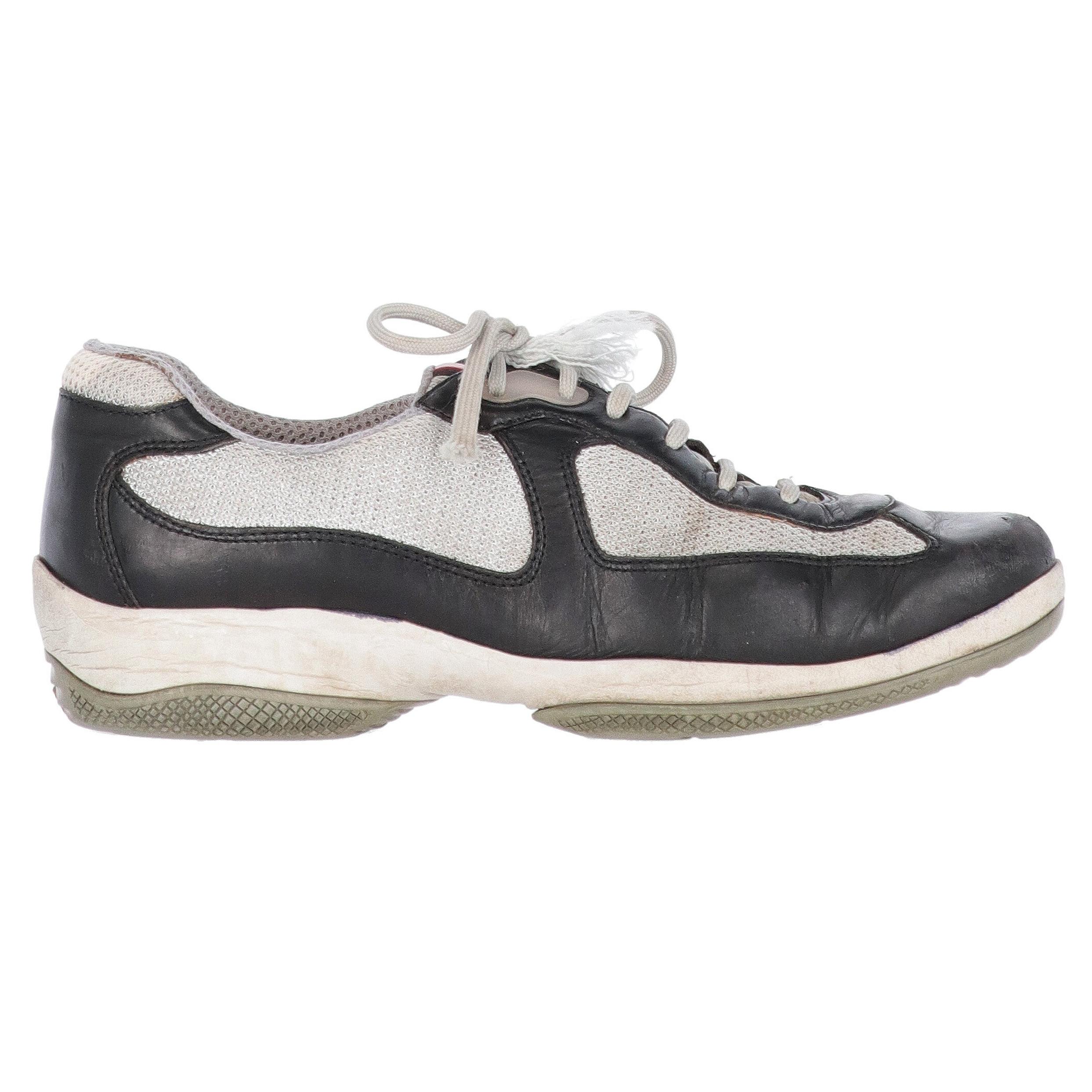 Prada Sport White Patent Leather Flat Sandals Size 35.5 at 1stDibs ...