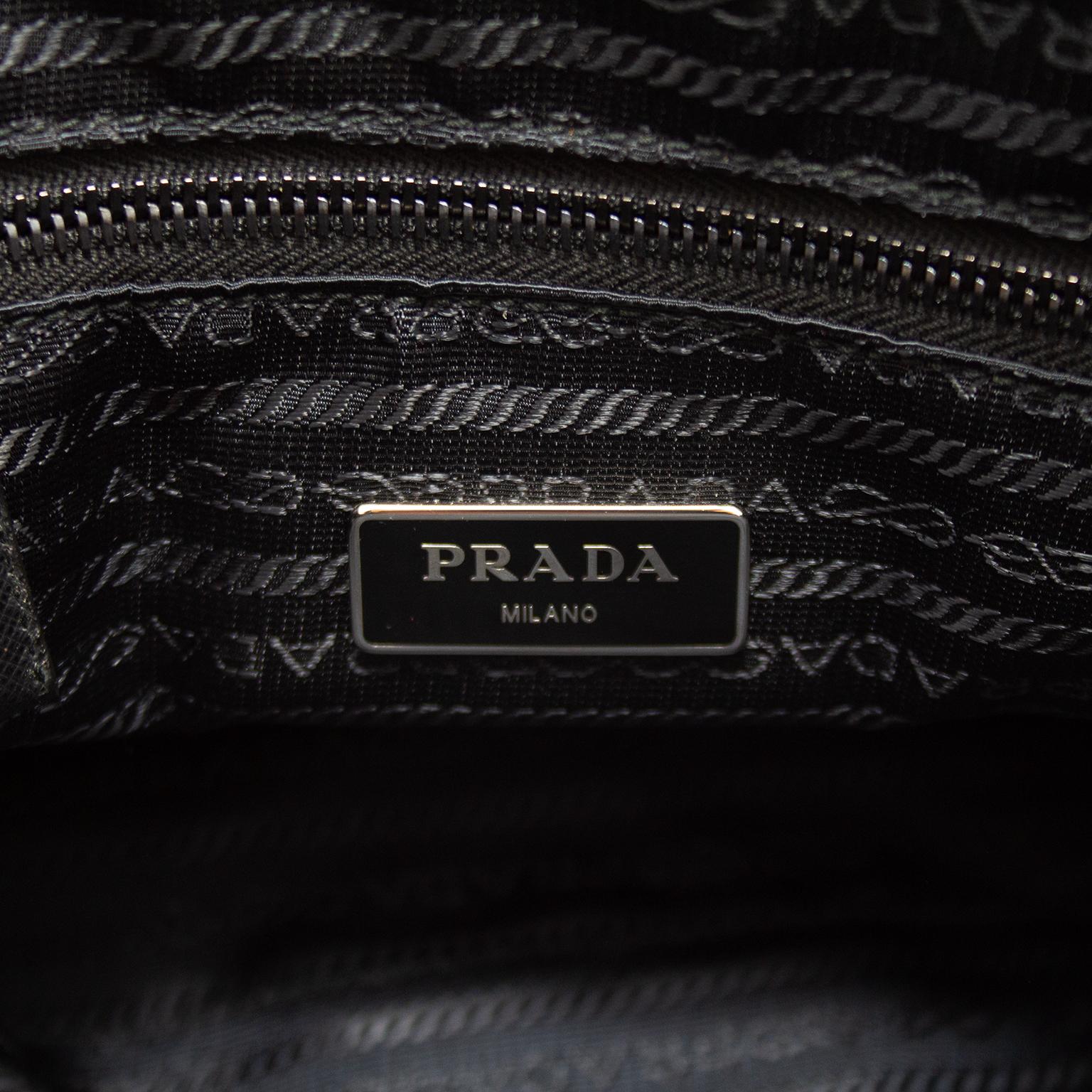 2000s Prada Black Nylon Robot Tote 1