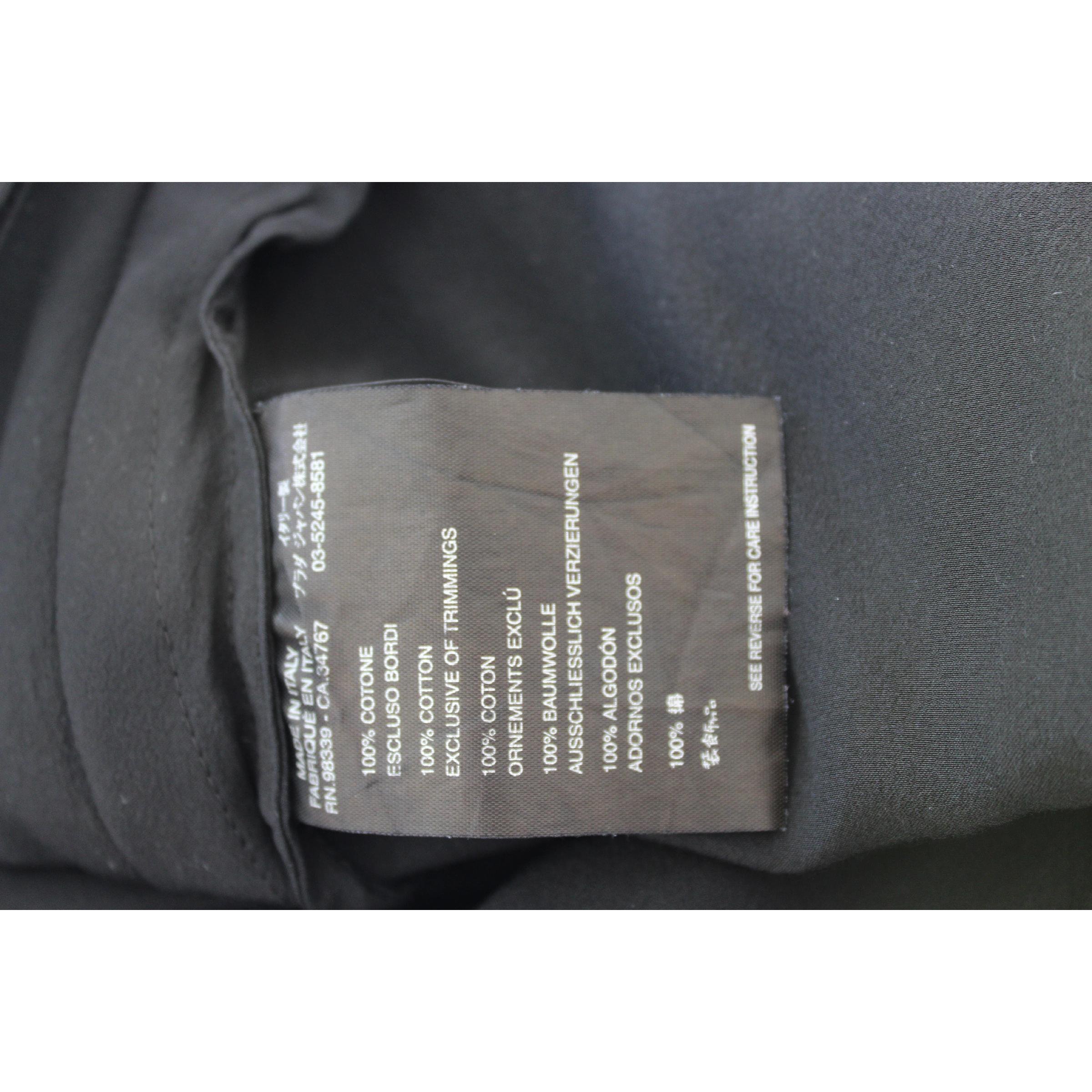 2000s Prada Black Velvet Cotton A Line Skirt  im Zustand „Hervorragend“ in Brindisi, Bt
