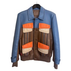 2000er Prada Iconic Lederjacke