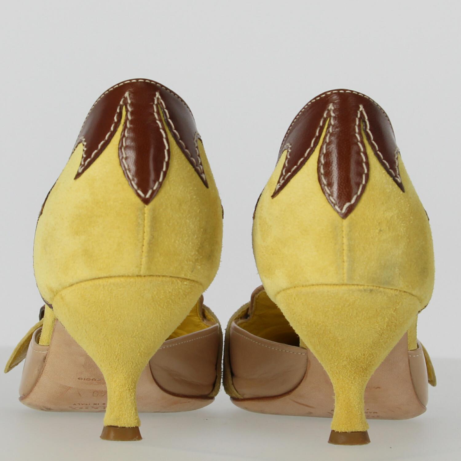 2000er Prada Kitten Heels 4
