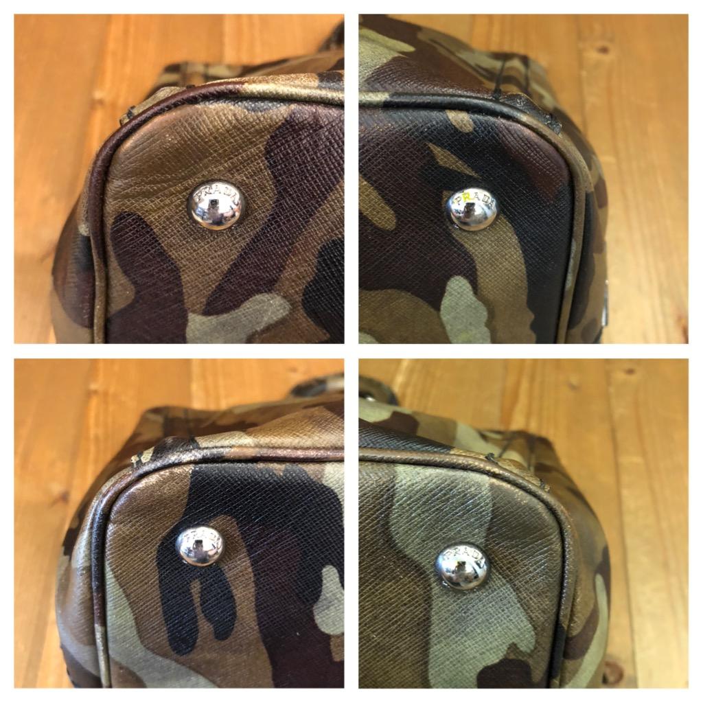 2000s PRADA Camouflage Saffiano Tote Bag 2