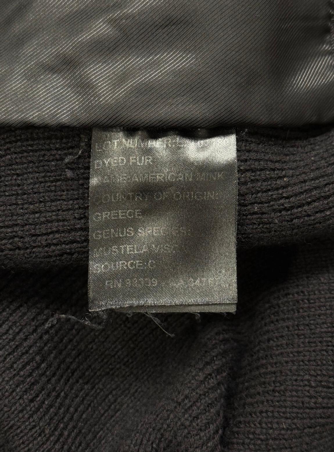 cardigan en fourrure de vison Prada des années 2000 en vente 5