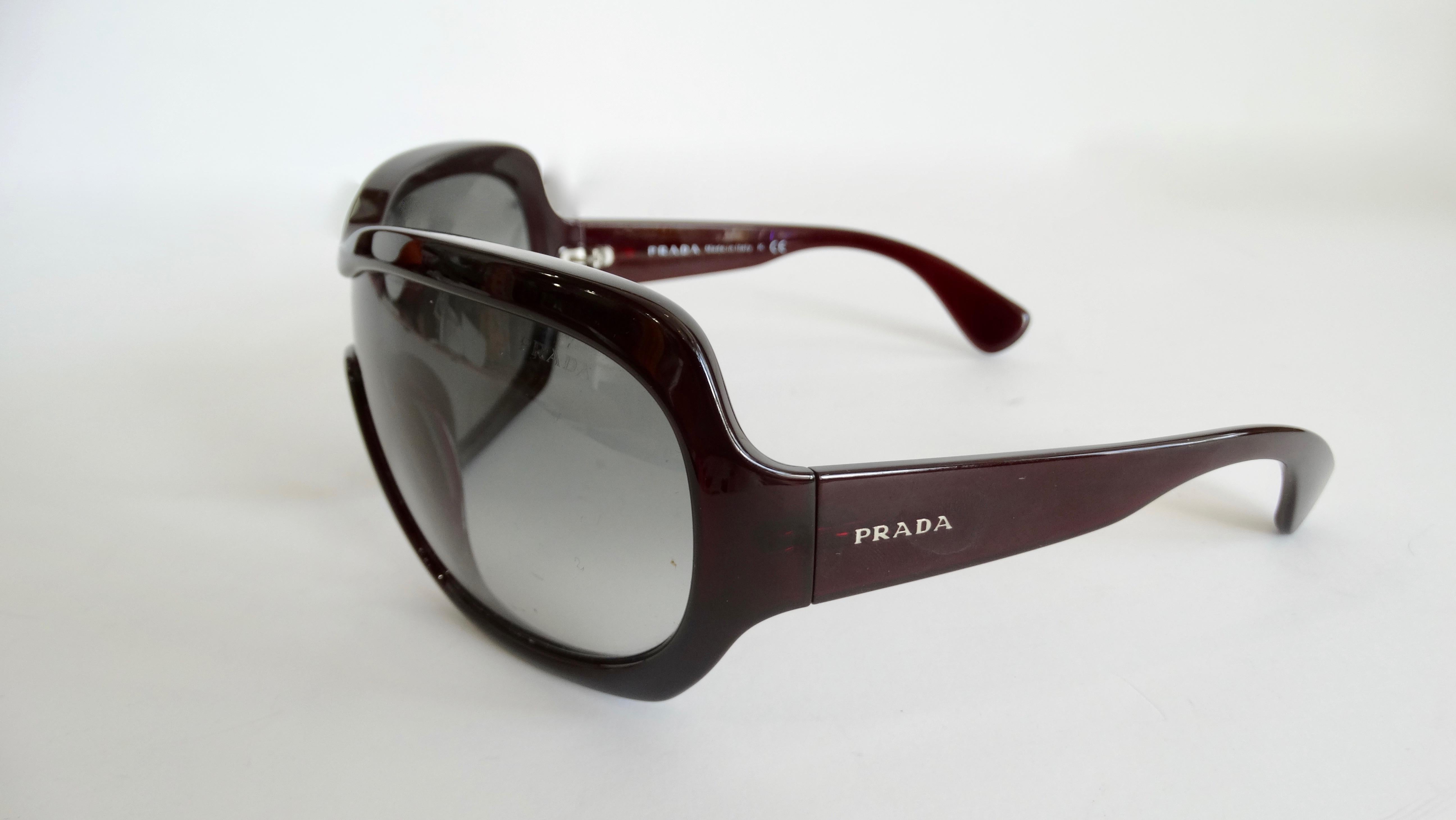 prada oversized sunglasses