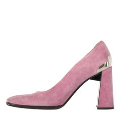 2000s Prada Pink Suede Pumps