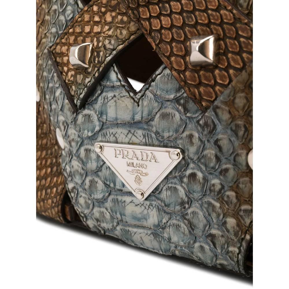 2000er Prada Python Leder Tasche im Zustand „Gut“ in Lugo (RA), IT