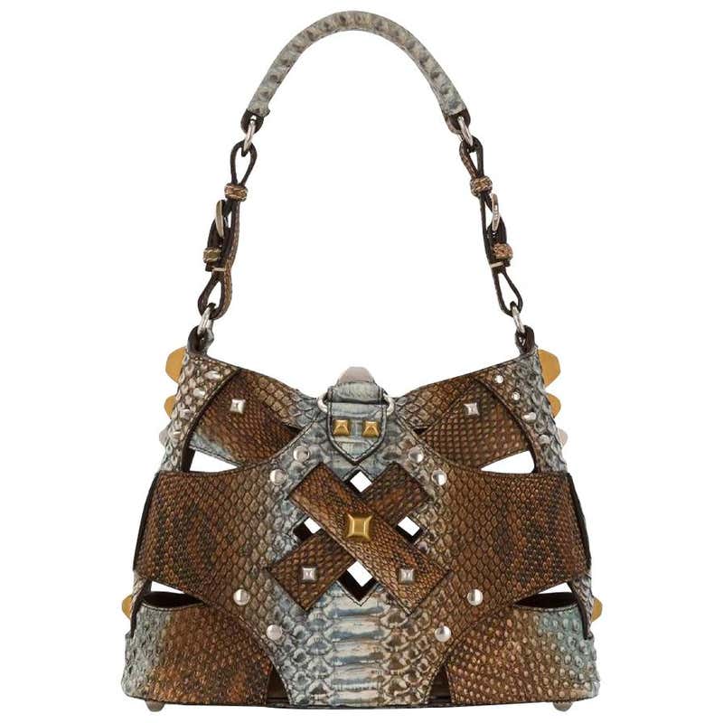 2000s Prada Python Leather Bag at 1stDibs