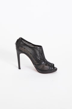 SPECIAL HOLIDAY PRICE: 2000s Prada summer ankle boot in perforated leather