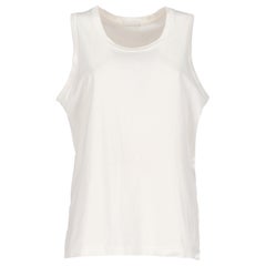 2000s Prada White Cotton Tank Top