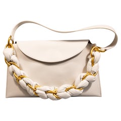 Borsa a tracolla in pelle bianca di Proenza Schouler degli anni 2000