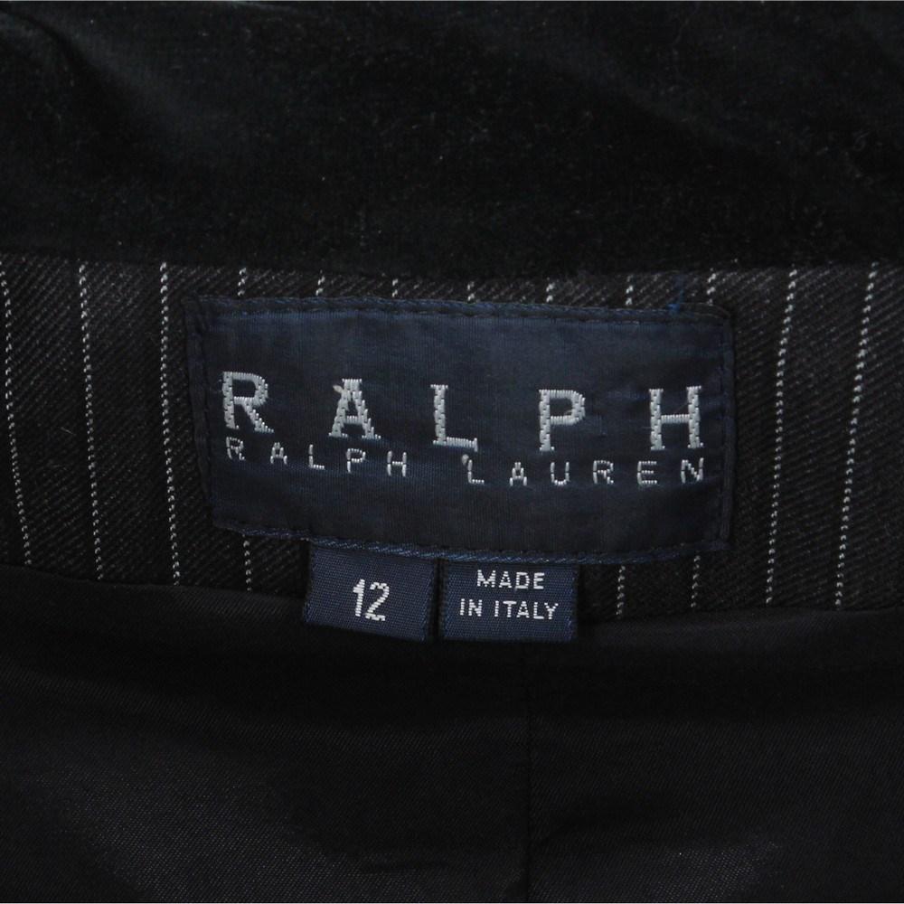 2000s Ralph by Ralph Lauren pinstriped blazer For Sale 2