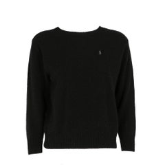 2000s Ralph Lauren black wool sweater