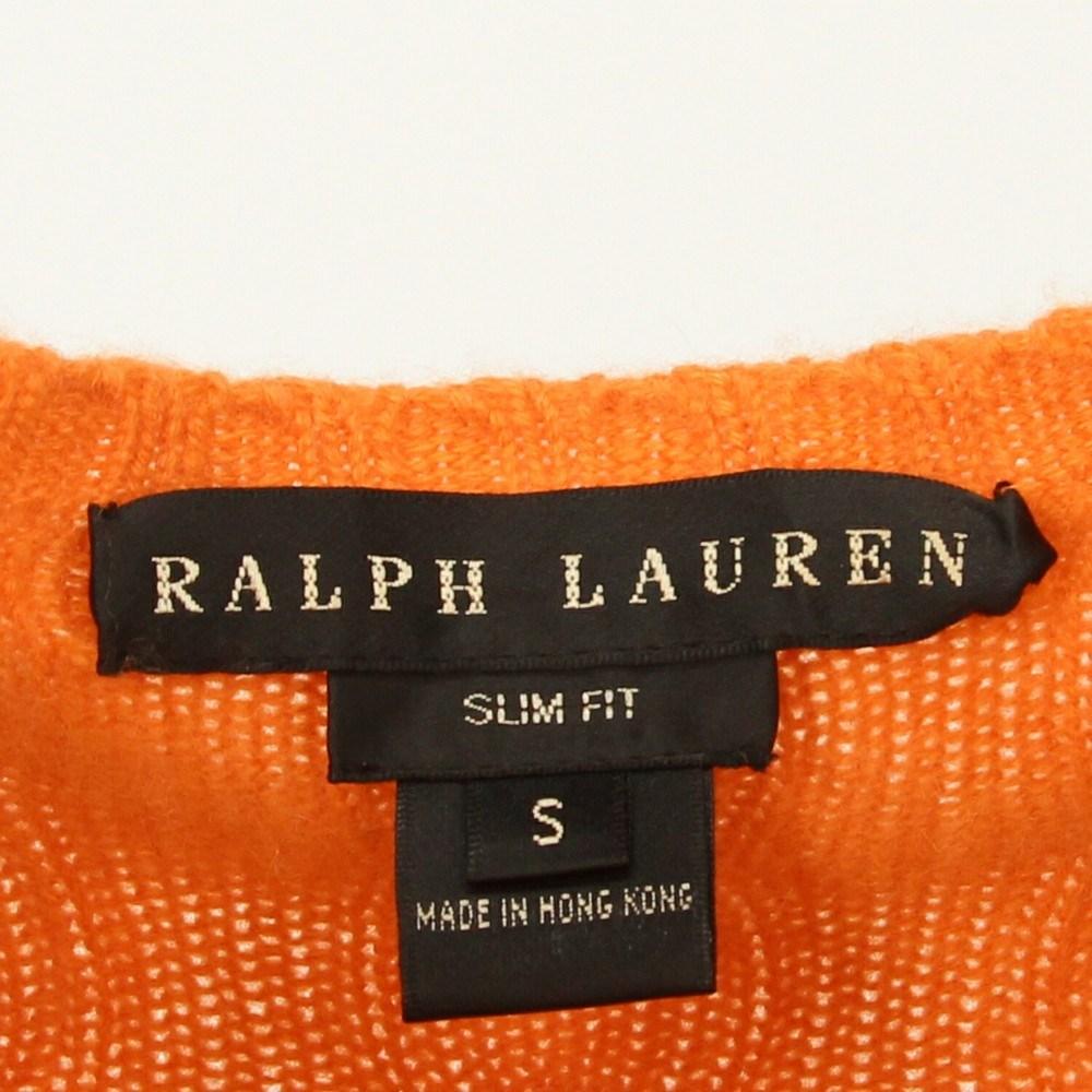 2000s Ralph Lauren cashmere sweater with orange to black shades 1