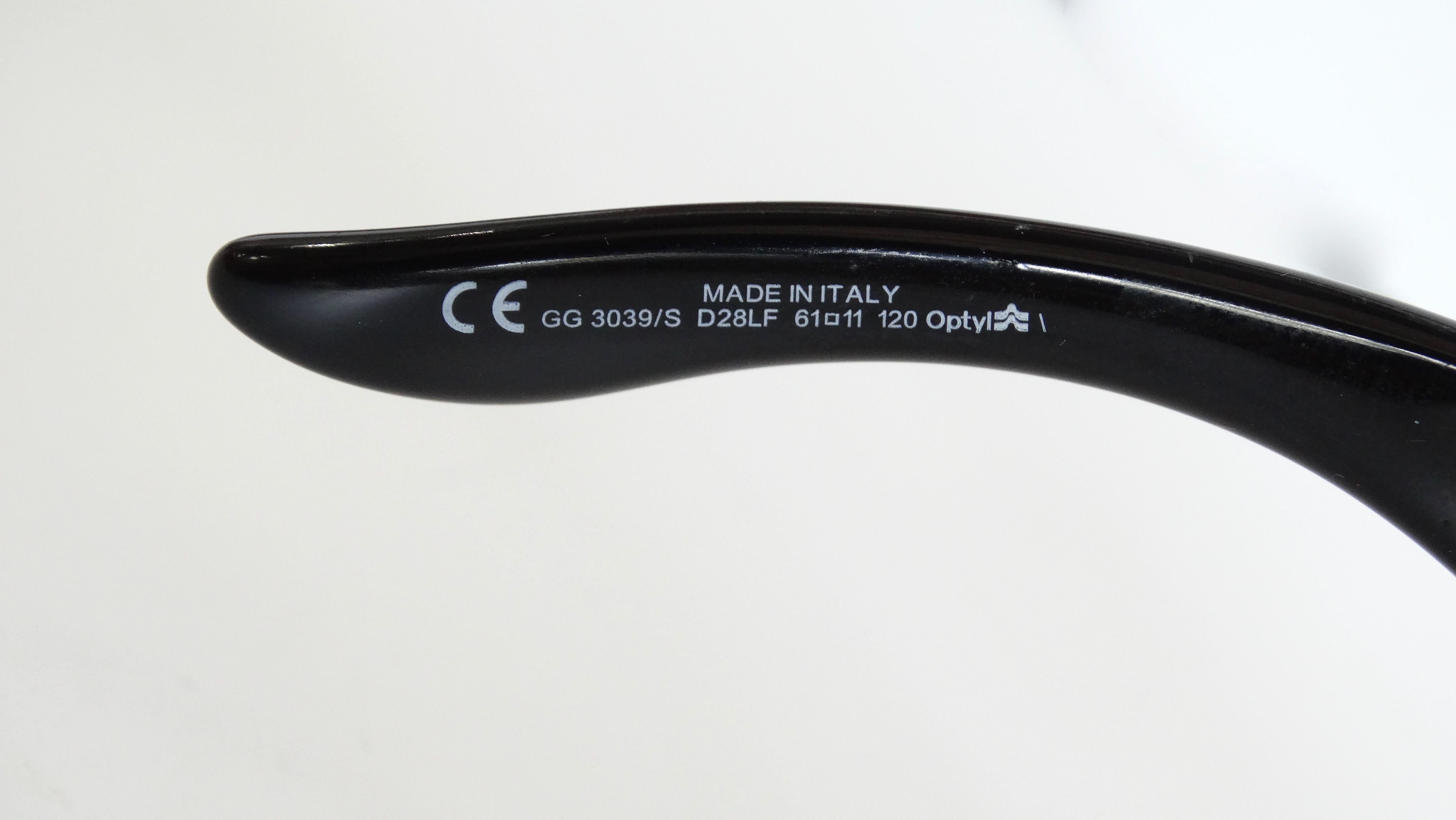 Women's or Men's Gucci 2000s Studded Shield Sunglasses