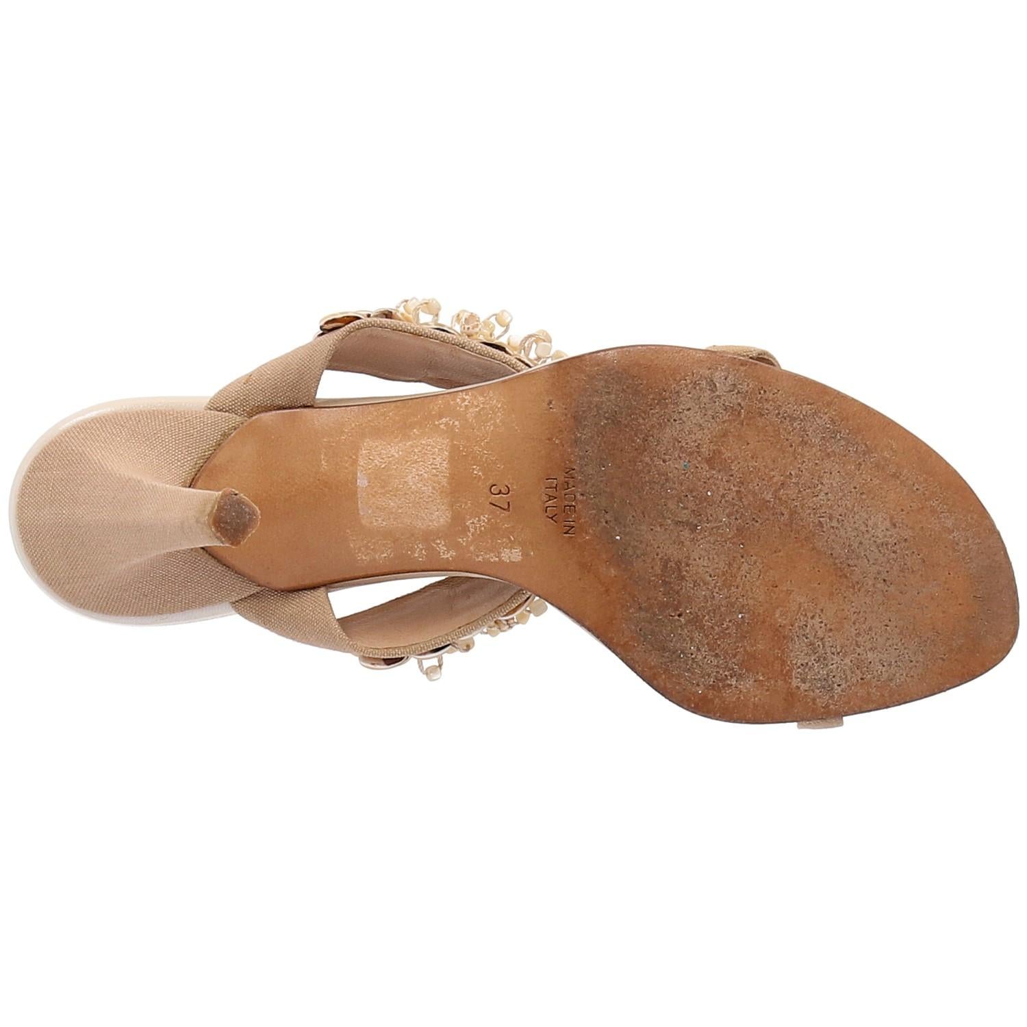 Women's 2000s René Caovilla Shells Sandals