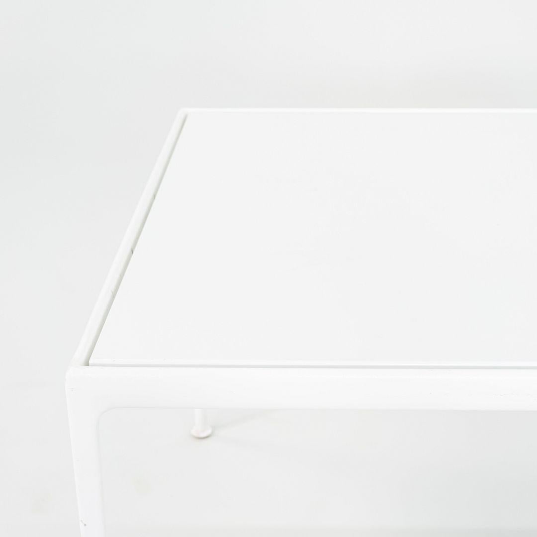 2000s Richard Schultz 1966 Collection Dining Table with Aluminum Frame 38 x 60 For Sale 5