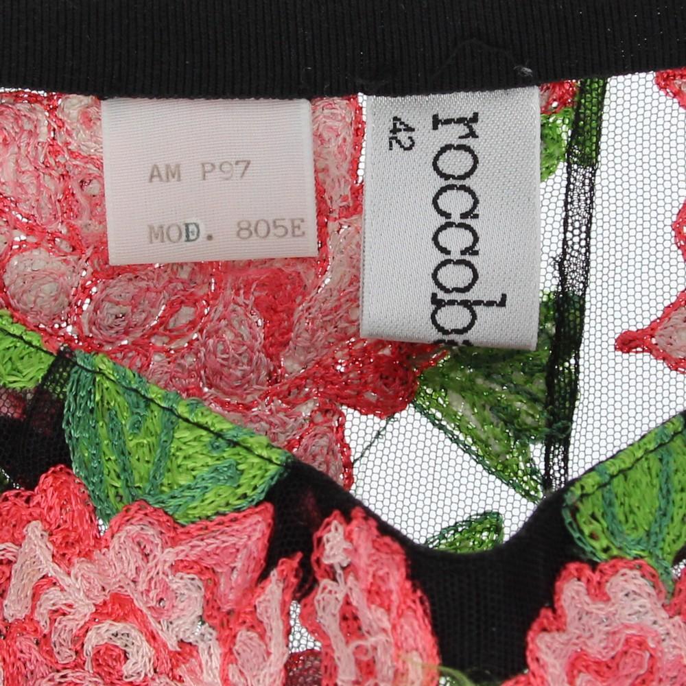 Beige 2000s Roccobarocco Semi-transparent Skirt