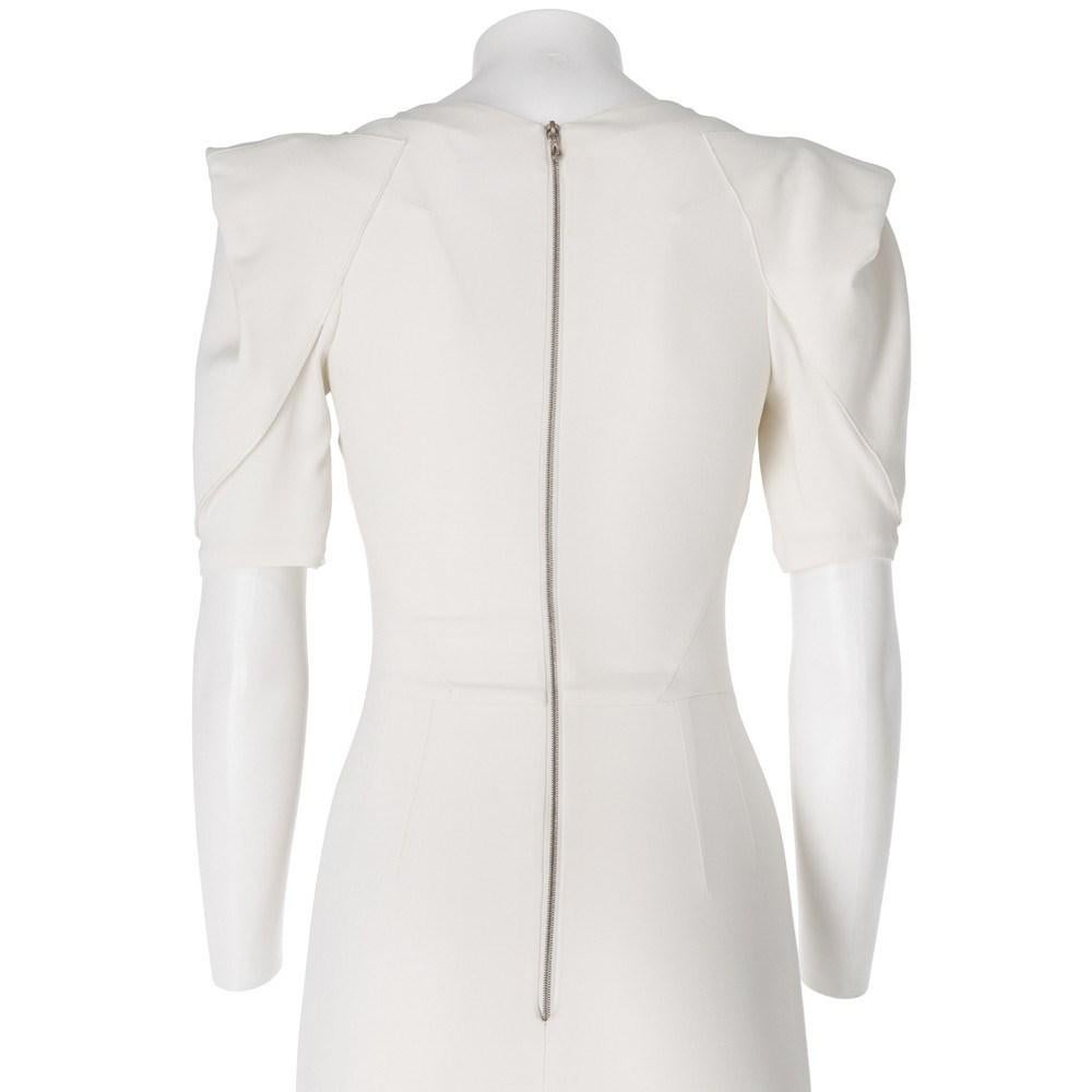 2000s Roland Mouret Vintage white wedding dress For Sale 1