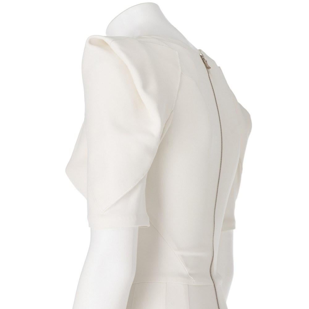 2000s Roland Mouret Vintage white wedding dress For Sale 2