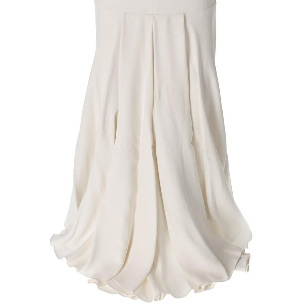 2000s Roland Mouret Vintage white wedding dress For Sale 4
