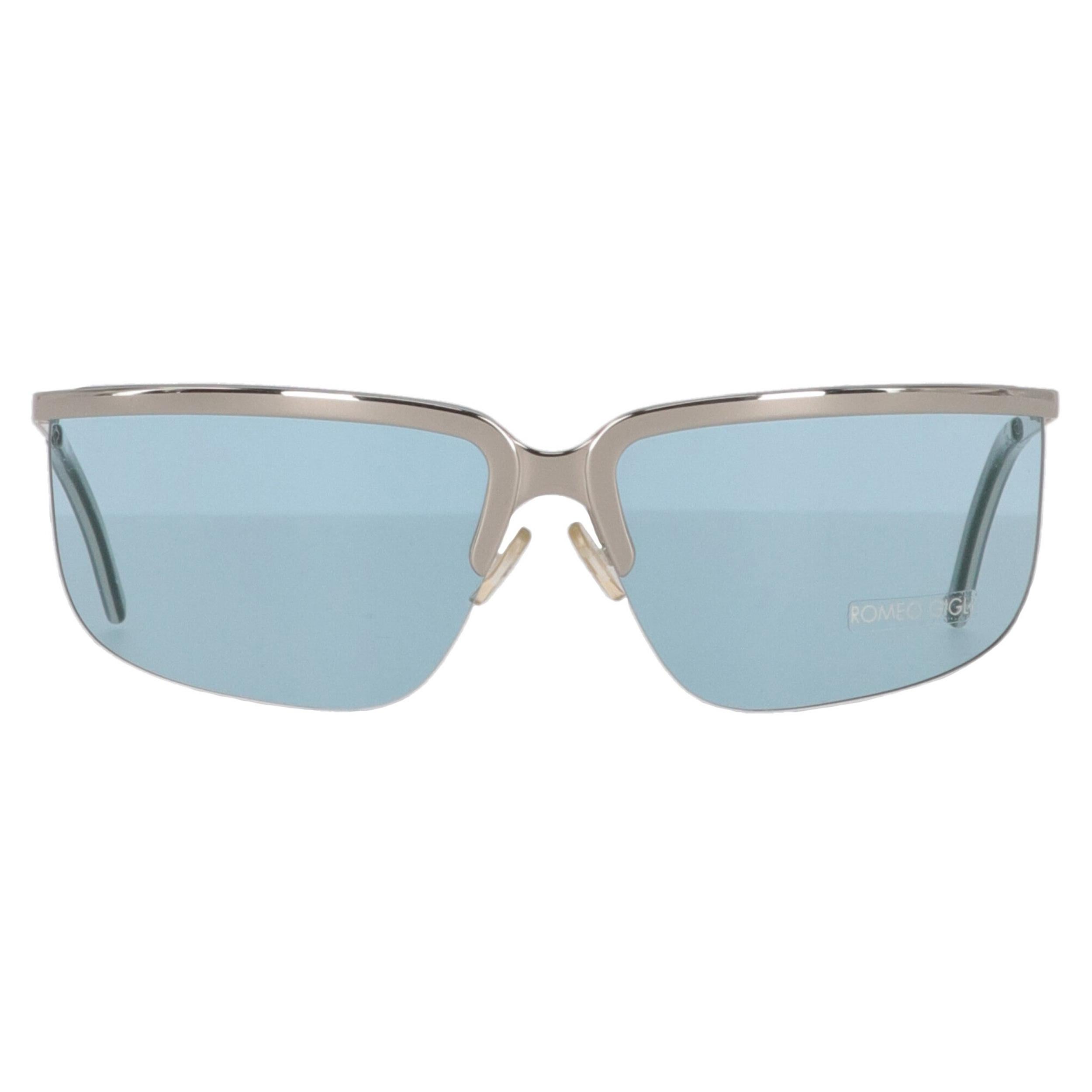 2000s Romeo Gigli Light Blue Sunglasses For Sale at 1stDibs | 2000s blue  sunglasses, romeo gigli sunglasses, romeo gigli glasses