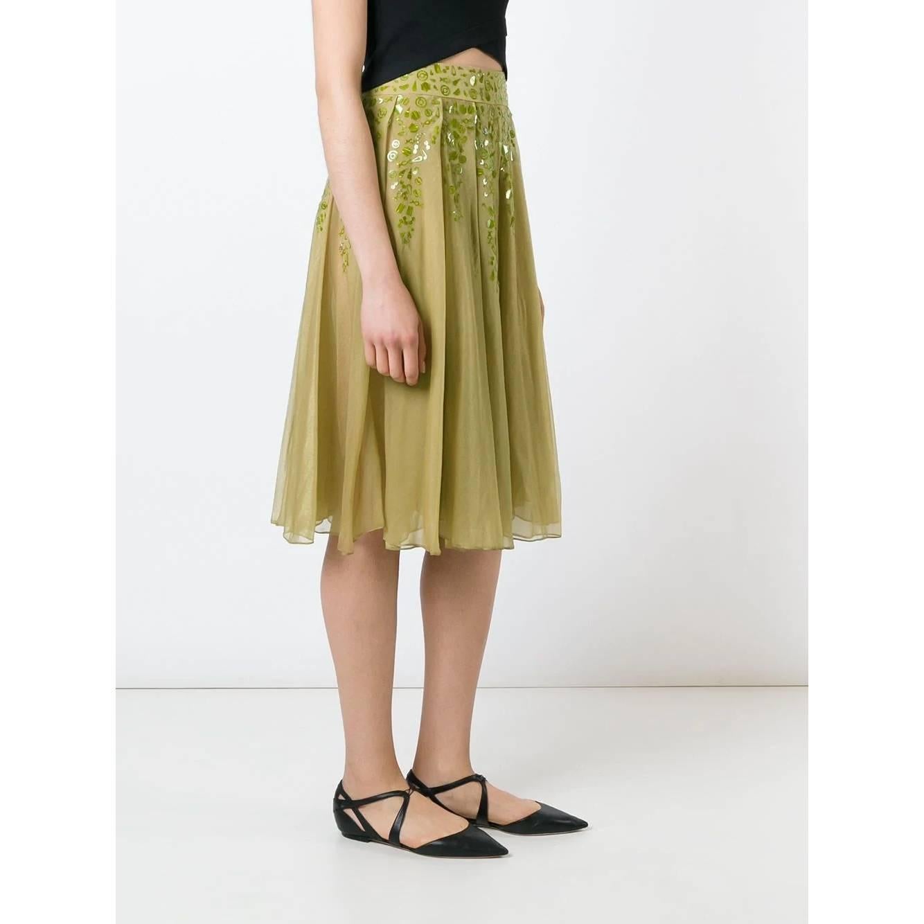 2000s pleated skirt