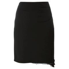 2000s Romeo Gigli Vintage black layered mini skirt