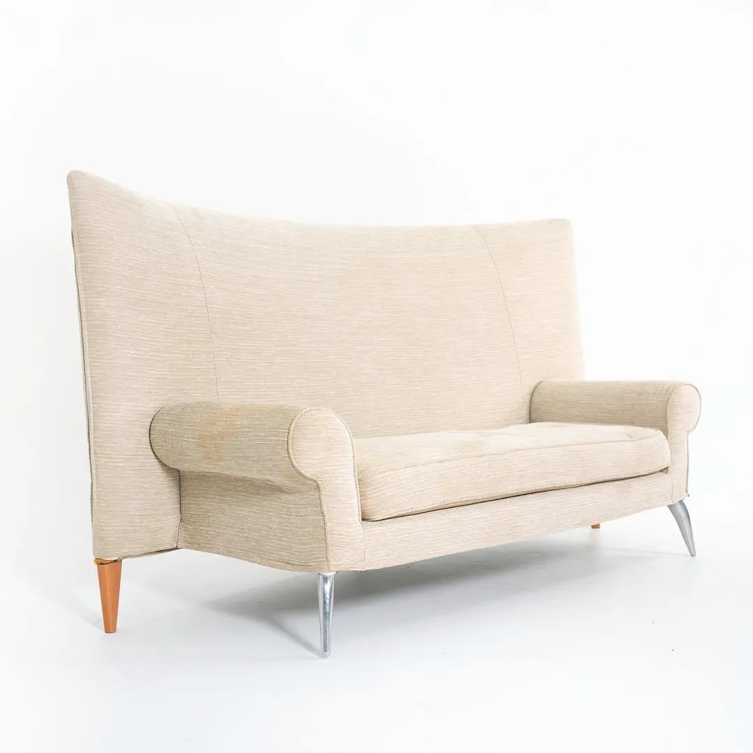 2000s Royalton Two-Seater Sofa by Philippe Starck for Driade in Fabric In Good Condition For Sale In Philadelphia, PA