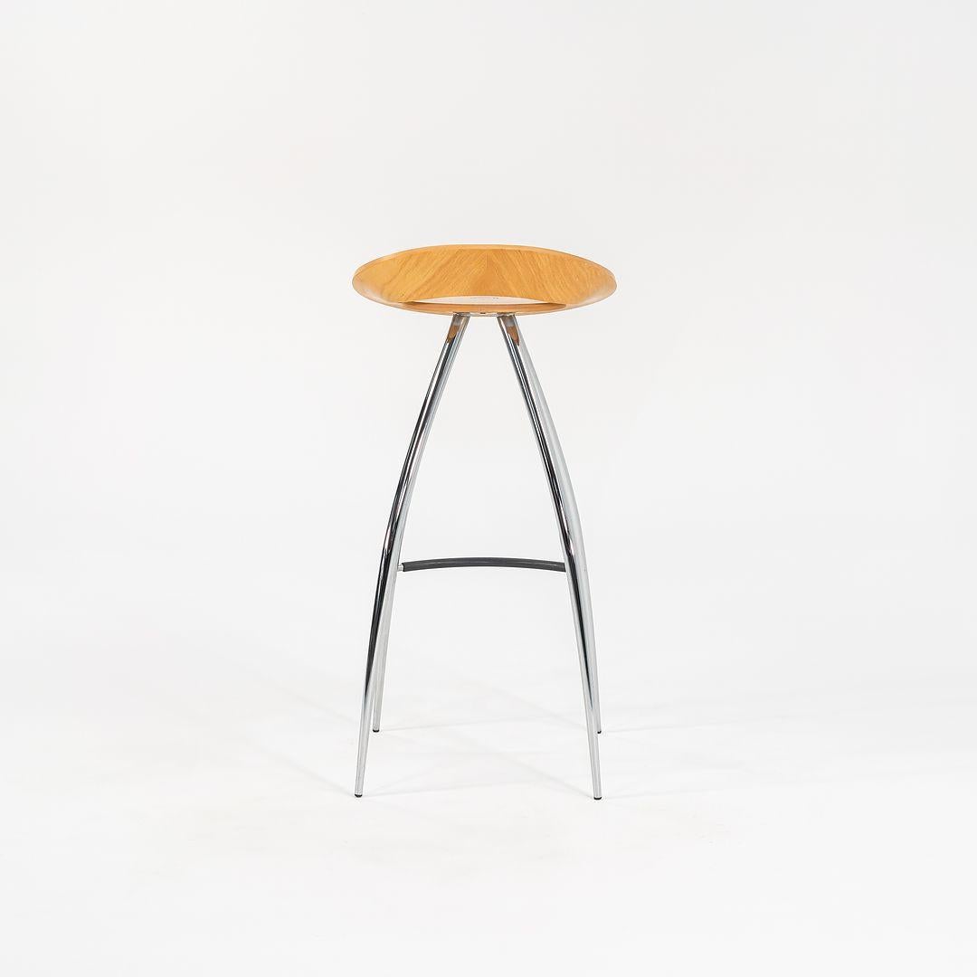 2000s Set of 4 Lyra Bar Stools by Design Group Italia for Magis in Beech For Sale 4