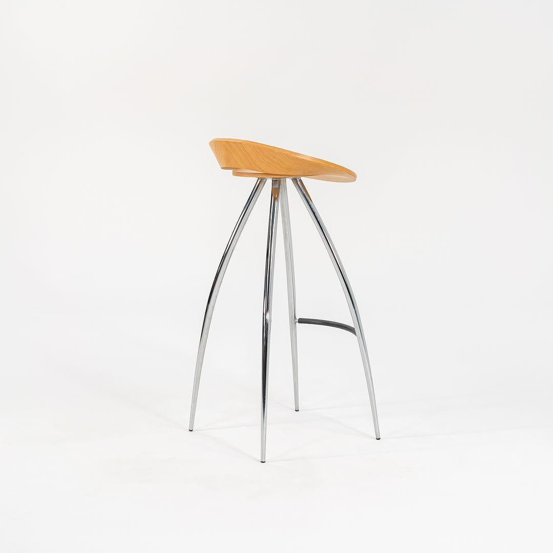 2000s Set of 4 Lyra Bar Stools by Design Group Italia for Magis in Beech In Excellent Condition For Sale In Philadelphia, PA