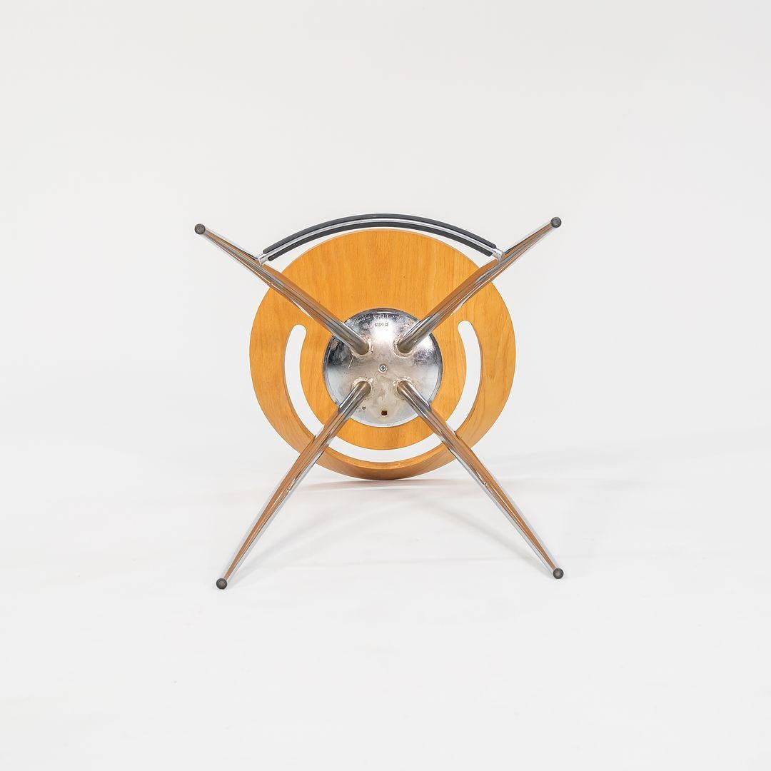 Steel 2000s Set of 4 Lyra Bar Stools by Design Group Italia for Magis in Beech For Sale