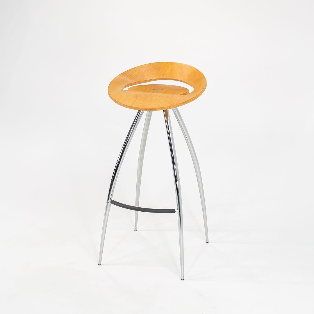 2000s Set of 4 Lyra Bar Stools by Design Group Italia for Magis in Beech For Sale 1