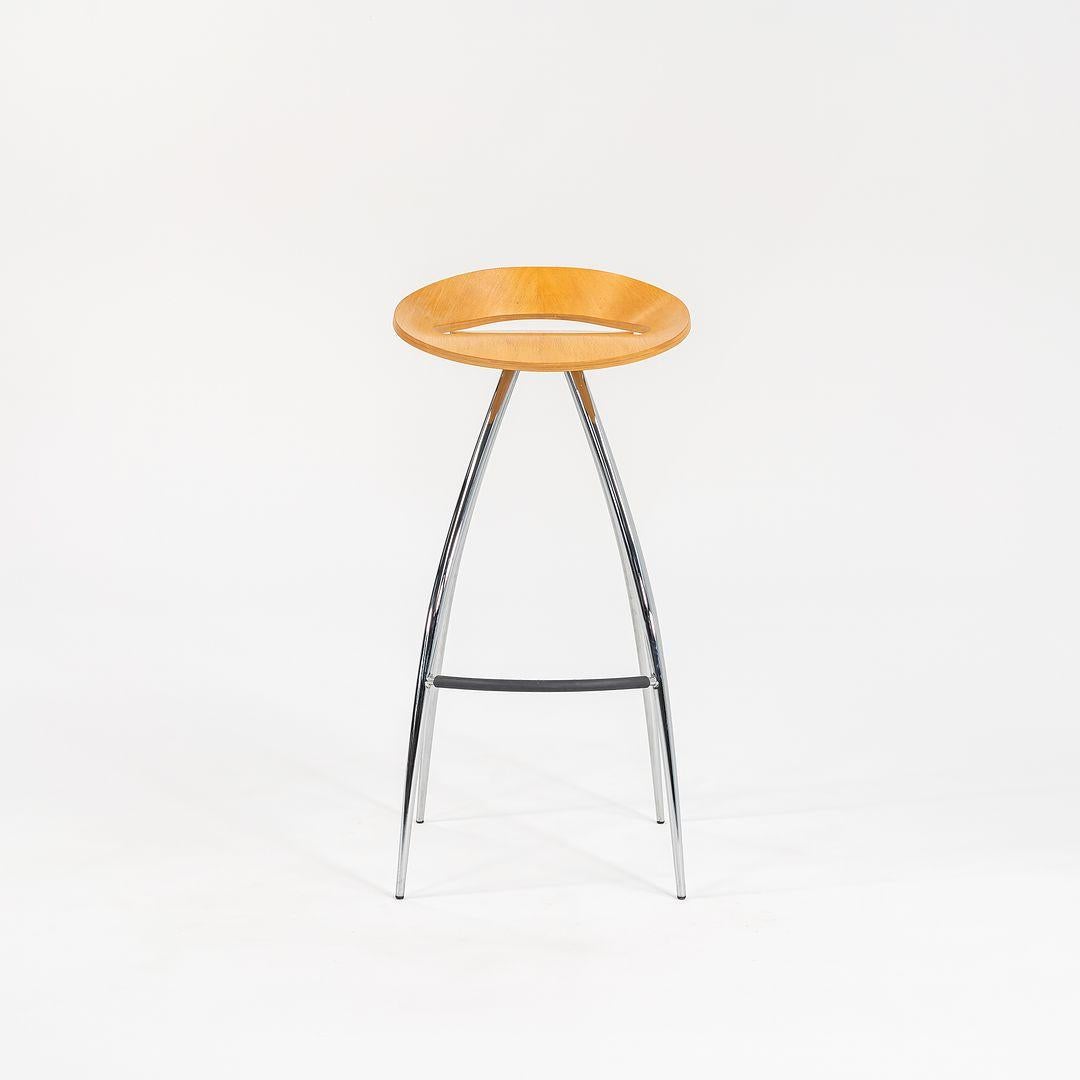 2000s Set of 4 Lyra Bar Stools by Design Group Italia for Magis in Beech For Sale 2