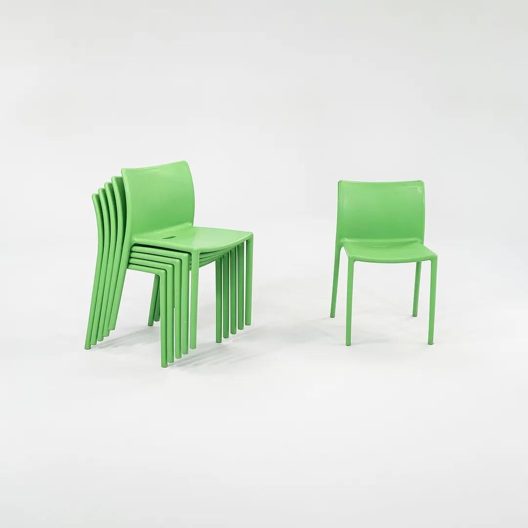 Satz von vier Air Chairs von Jasper Morrison für Magis, Italien, in Grün, 2000er Jahre im Angebot 6