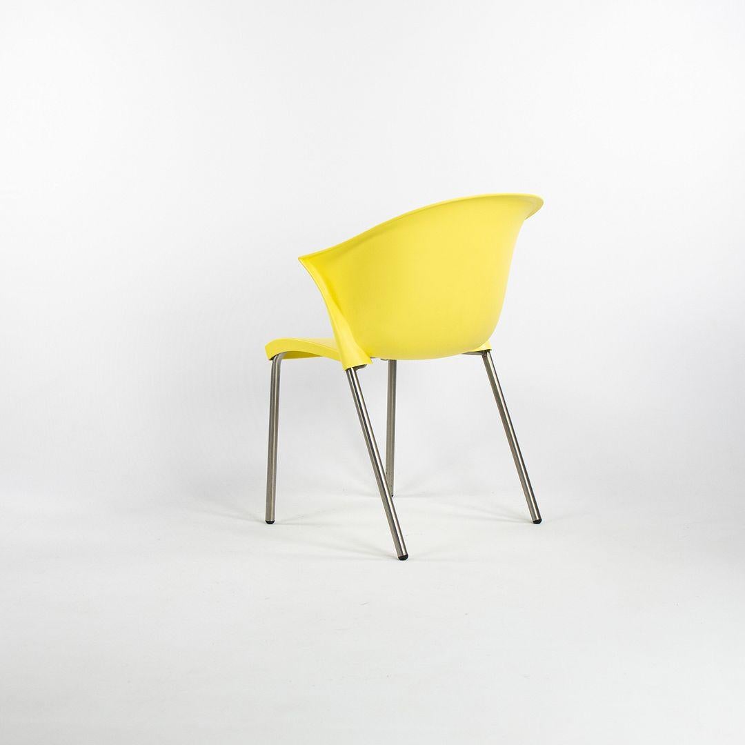 2000s Conjunto de cuatro sillas Bla Bla Bla de Marco Maran para Parri Designs en amarillo en venta 3