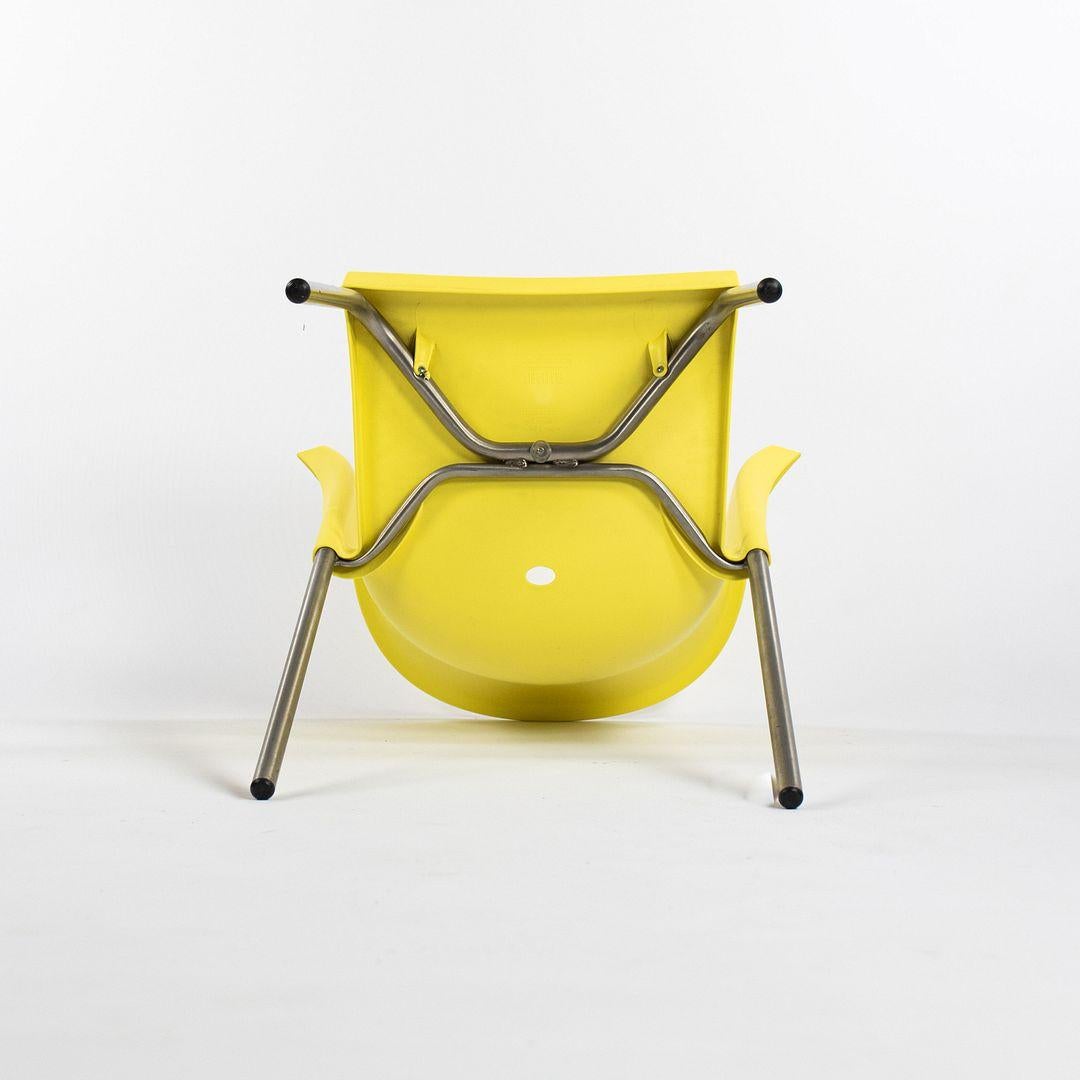 2000s Conjunto de cuatro sillas Bla Bla Bla de Marco Maran para Parri Designs en amarillo en venta 4