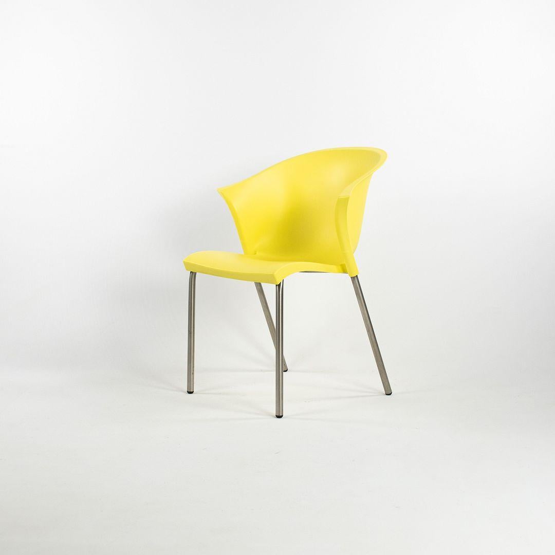 2000s Conjunto de cuatro sillas Bla Bla Bla de Marco Maran para Parri Designs en amarillo en venta 5