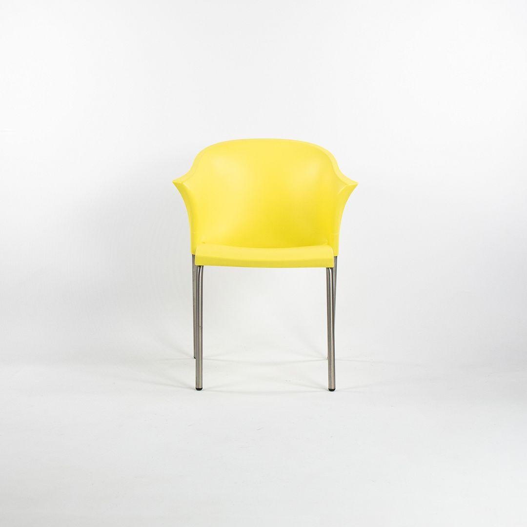 2000s Conjunto de cuatro sillas Bla Bla Bla de Marco Maran para Parri Designs en amarillo Moderno en venta
