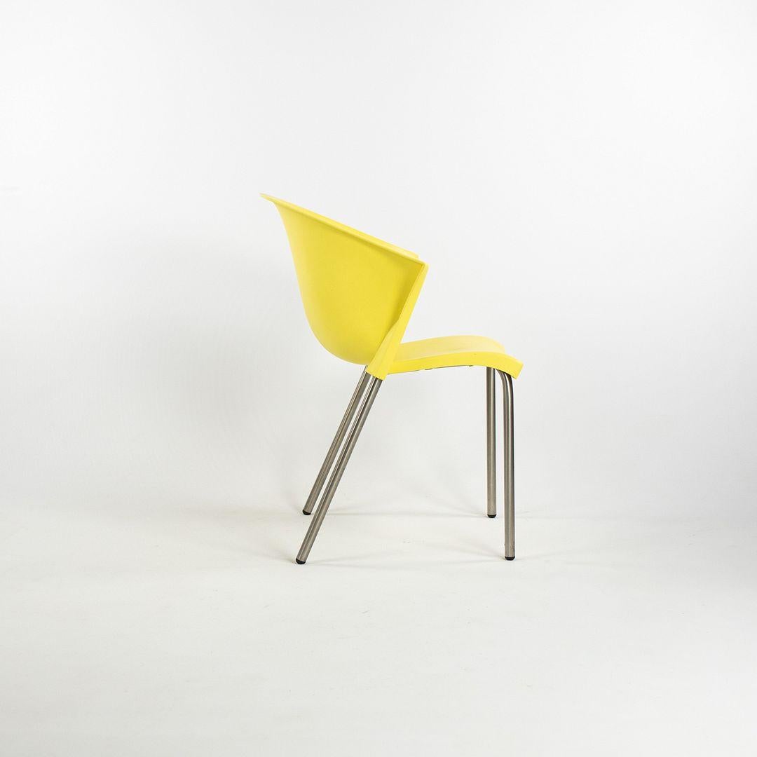 2000s Conjunto de cuatro sillas Bla Bla Bla de Marco Maran para Parri Designs en amarillo en Bueno estado para la venta en Philadelphia, PA