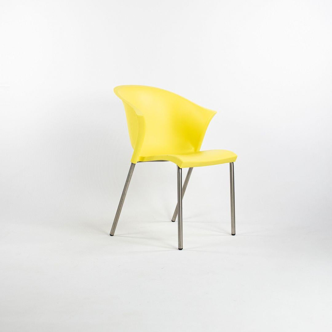 2000s Conjunto de cuatro sillas Bla Bla Bla de Marco Maran para Parri Designs en amarillo Siglo XXI y contemporáneo en venta