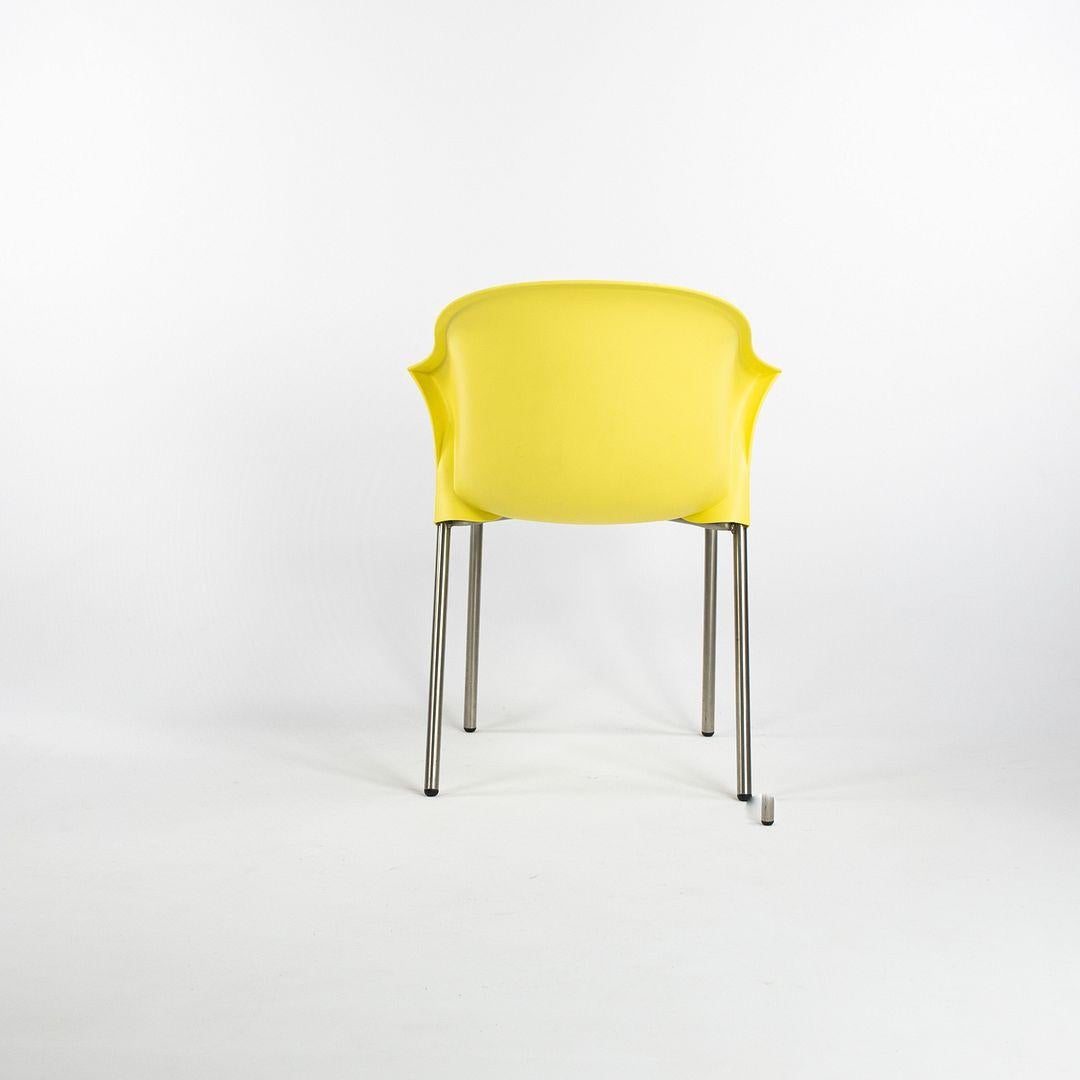 2000s Conjunto de cuatro sillas Bla Bla Bla de Marco Maran para Parri Designs en amarillo Acero en venta