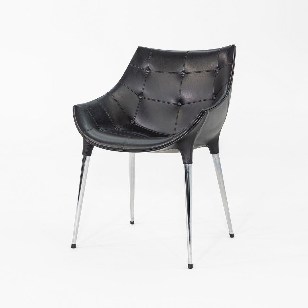 Italiano Set di sei sedie da pranzo in pelle anni 2000 Philippe Starck per Cassina 246 Passion in vendita