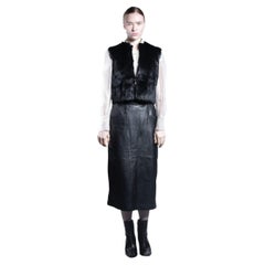 2000s Spotted Savane Rabbit Fur Jacket