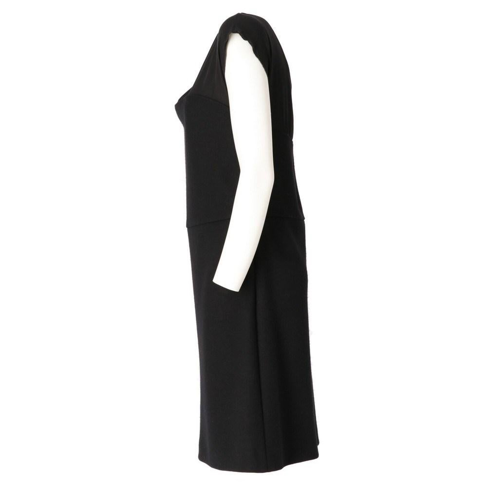 2000s Stella McCartney black wool sleeveless dress In Excellent Condition In Lugo (RA), IT