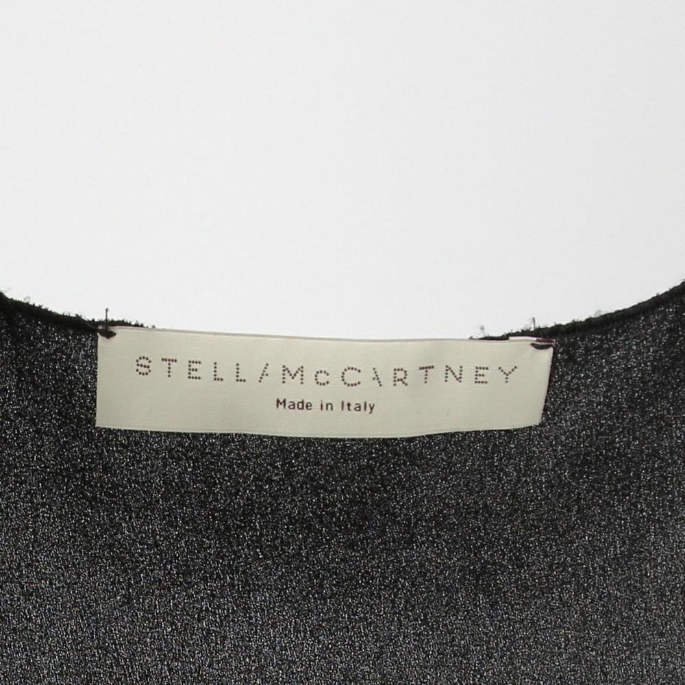 2000s Stella McCartney black wool sleeveless dress 1