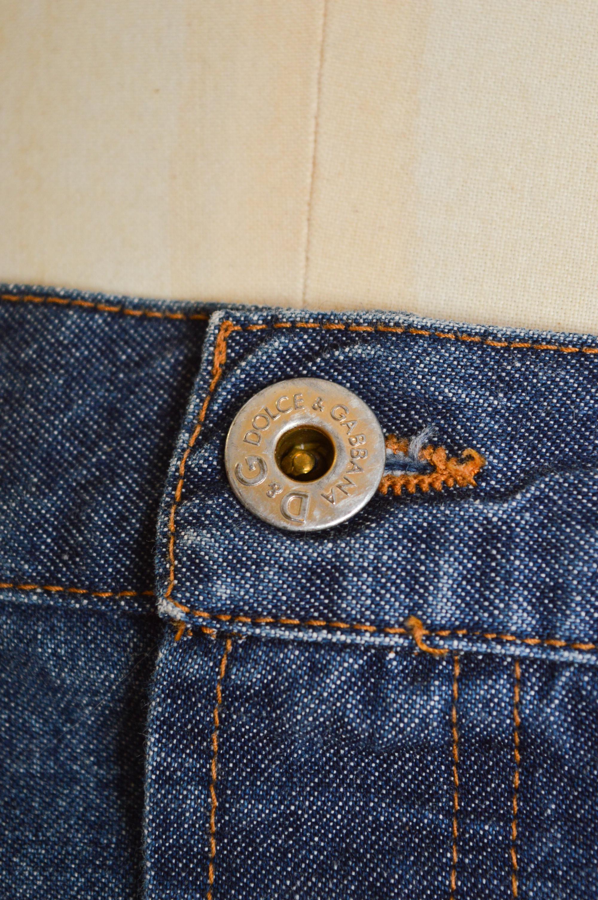 2000's Strapless DOLCE & GABBANA Patchwork denim Y2k Bustier Mini Dress In Good Condition For Sale In Sheffield, GB